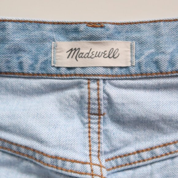 Madewell Perfect Vintage Jean Light Blue Wash High Rise  Ankle Length Tapered 28 - Picture 4 of 10